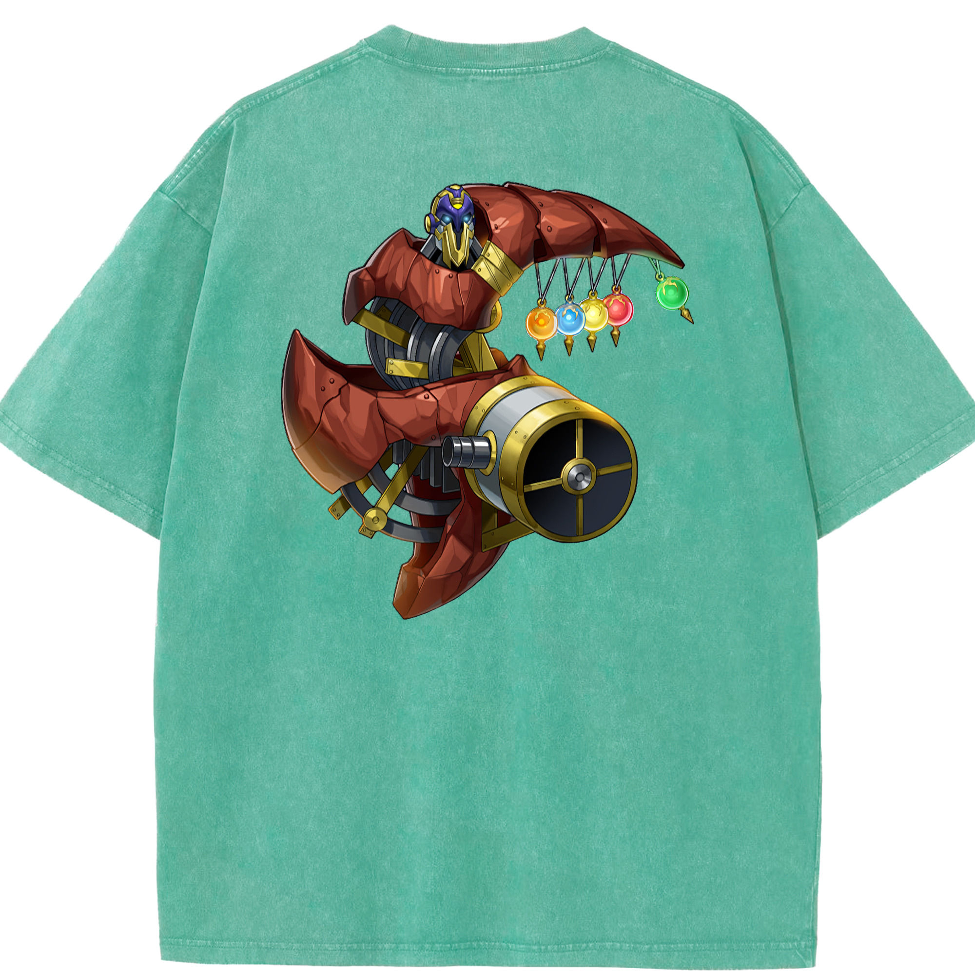 （画像用） 遊☆戯☆王 Yu-Gi-Oh! 綿100% ヴィンテージ風 半袖Tシャツ（背面プリント）